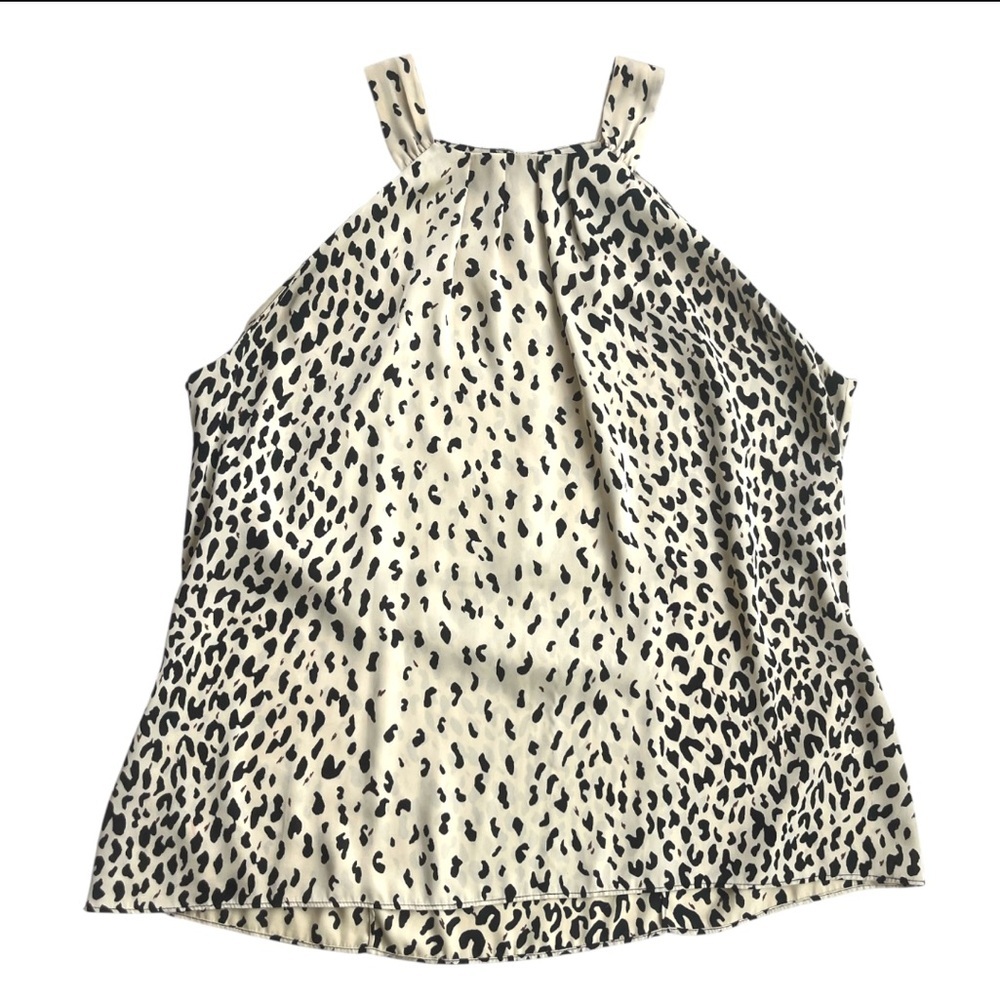 Leopard Print Sleeveless Top - Picture 4 of 6